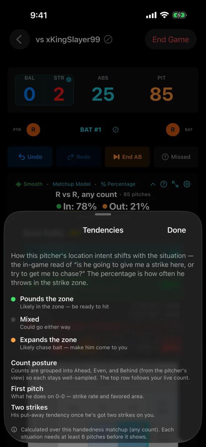PitchGuessr v1.3 Situational Tendencies